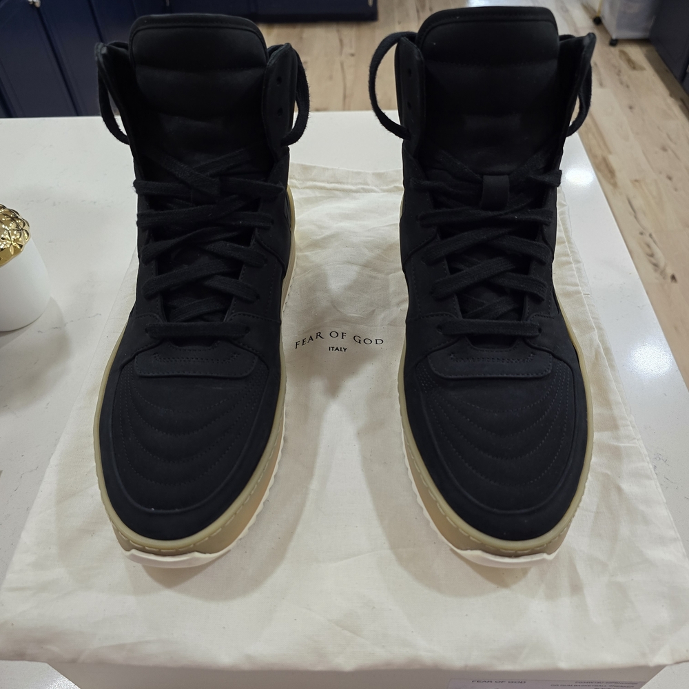 Fear of God Nubuck High Top Wedge Heel
